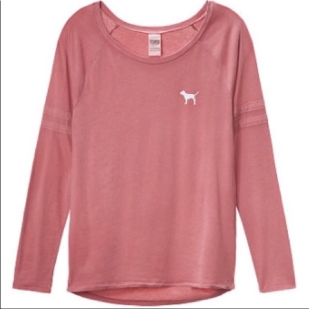 Y2K Victoria's Secret Pink Long Sleeve Top | Size Large